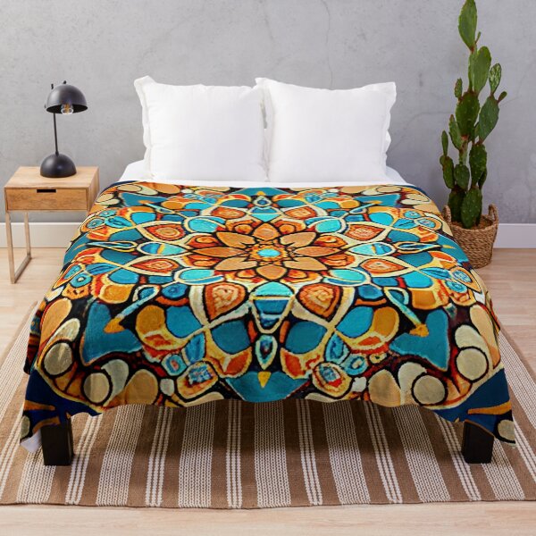 Item preview, Mosaic Bohemian Pattern Digital Painting designed and sold by CodeAndColors.