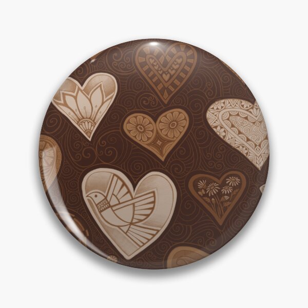 Item preview, Hearts chocolate and coffee designed and sold by AprilAppleArt.