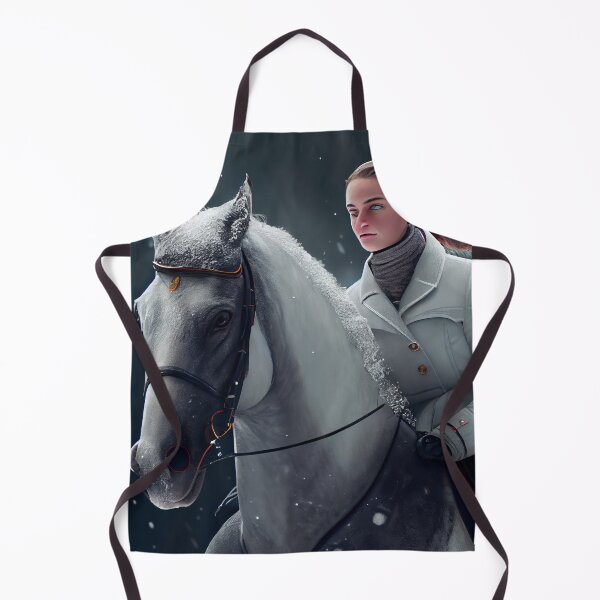Aperçu de l'œuvre A Winter Equestrian Digital Painting créée et vendue par CodeAndColors.