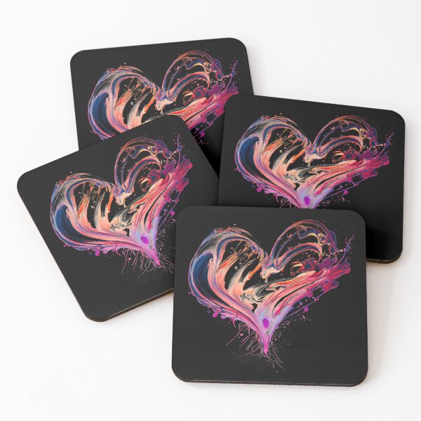 Item preview, Love heart valentines abstract heart collection 04 designed and sold by GeoffBeattie.