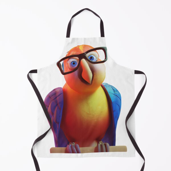 Item preview, Cute parrot wearing glasses designed and sold by ByNiran.