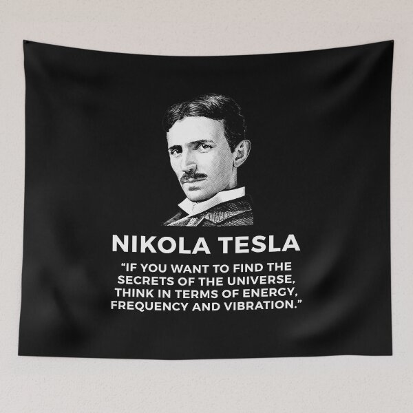 Item preview, quote by nikola tesla designed and sold by ALIENATIVED.