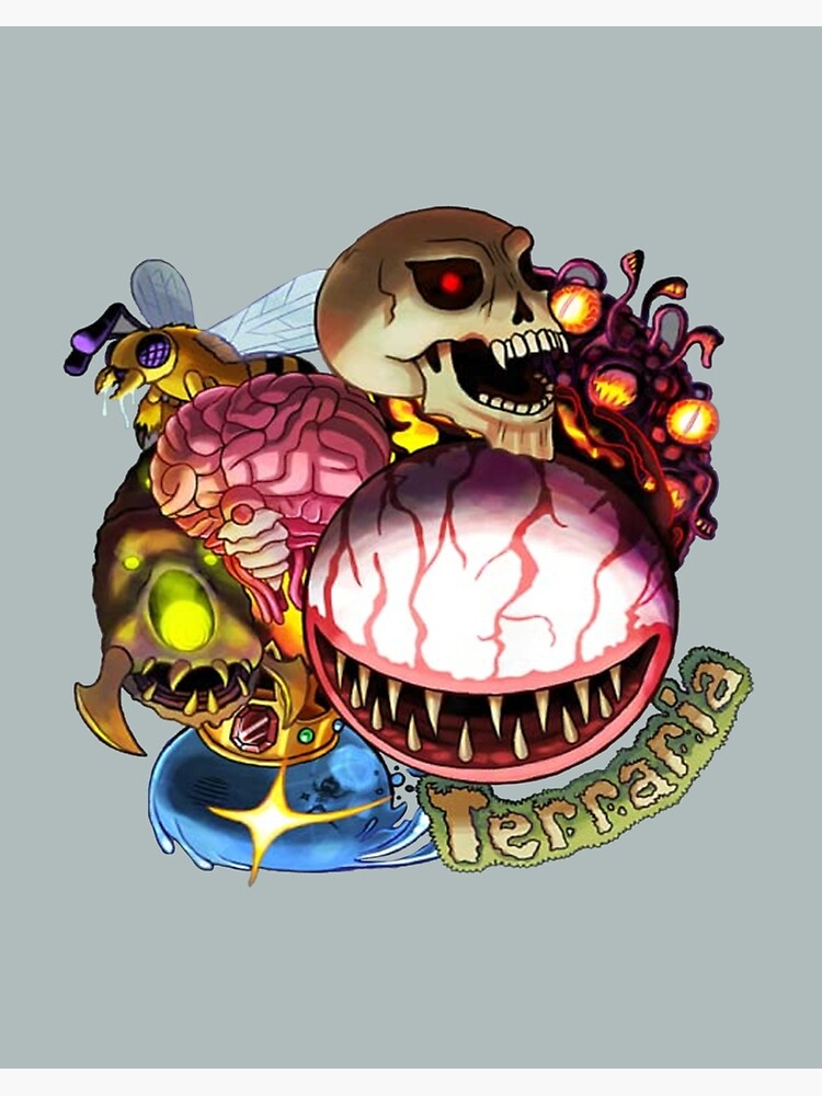 Terraria Game - Eye Boss Art Board Print for Sale by Gnextdoor22