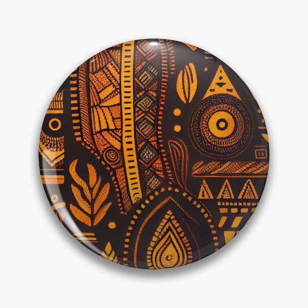 Artikelvorschau, Rough African Pattern Digital Painting entworfen und verkauft von CodeAndColors.
