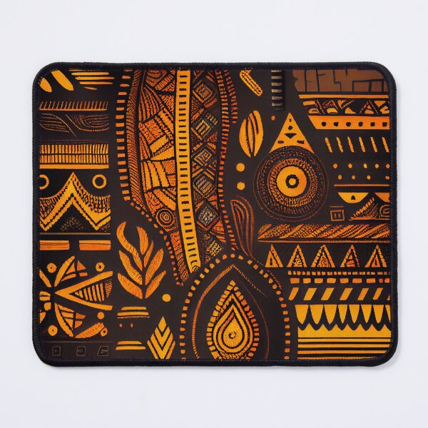 Artikelvorschau, Rough African Pattern Digital Painting entworfen und verkauft von CodeAndColors.