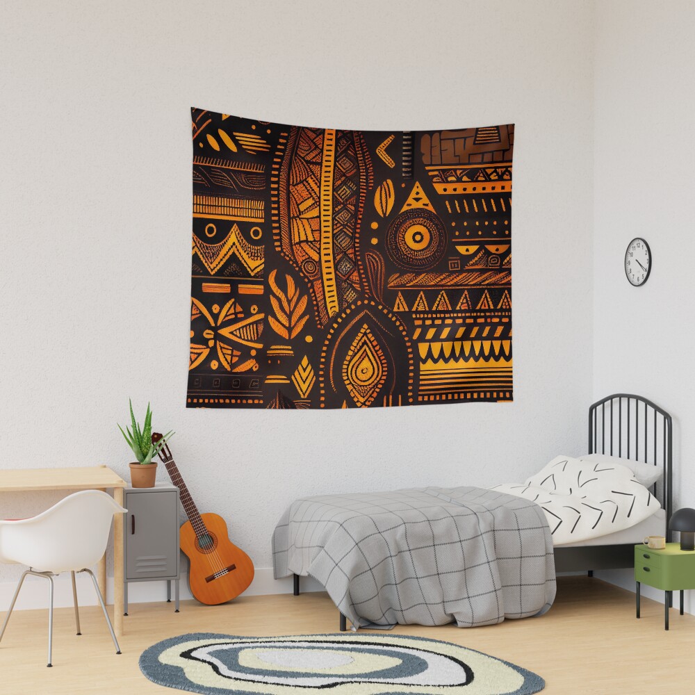 Vista previa del artículo con la obra «Tela decorativa», diseñado y vendido por CodeAndColors.
