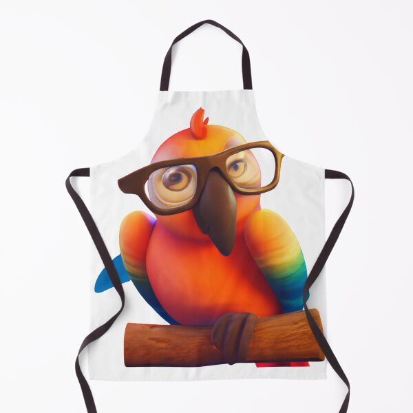 Item preview, Cute parrot wearing glasses designed and sold by ByNiran.