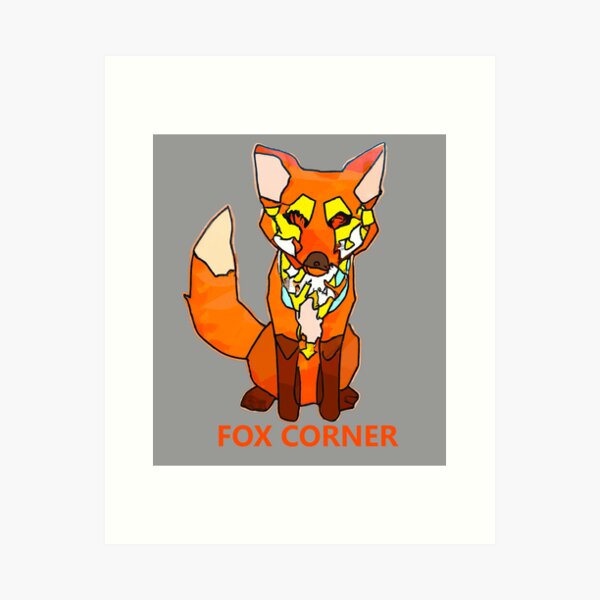 Item preview, Fox Corner Vector Design designed and sold by GrizzlyMountain.