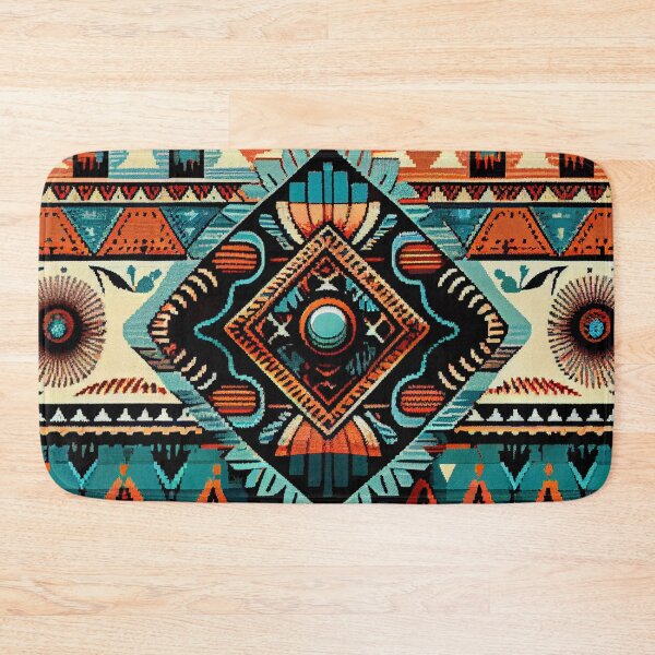 Item preview, Detailed Bold Southwestern Pattern Digital Painting designed and sold by CodeAndColors.