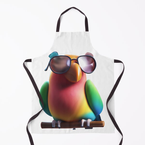 Item preview, Cute parrot wearing glasses designed and sold by ByNiran.