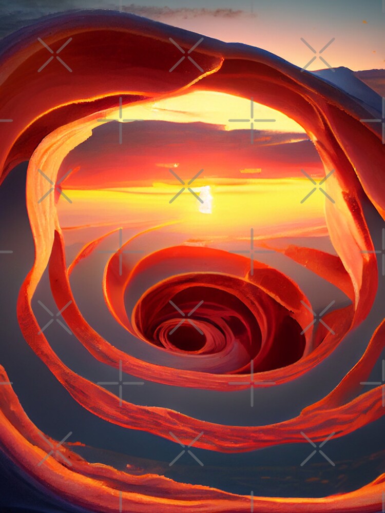 Aperçu 4 sur 4. Coque iPhone avec l'œuvre Bacon in the Swirl of Dawn Digital Painting créée et vendue par CodeAndColors.