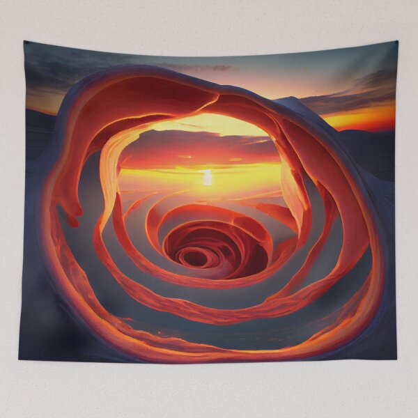 Item preview, Bacon in the Swirl of Dawn Digital Painting designed and sold by CodeAndColors.