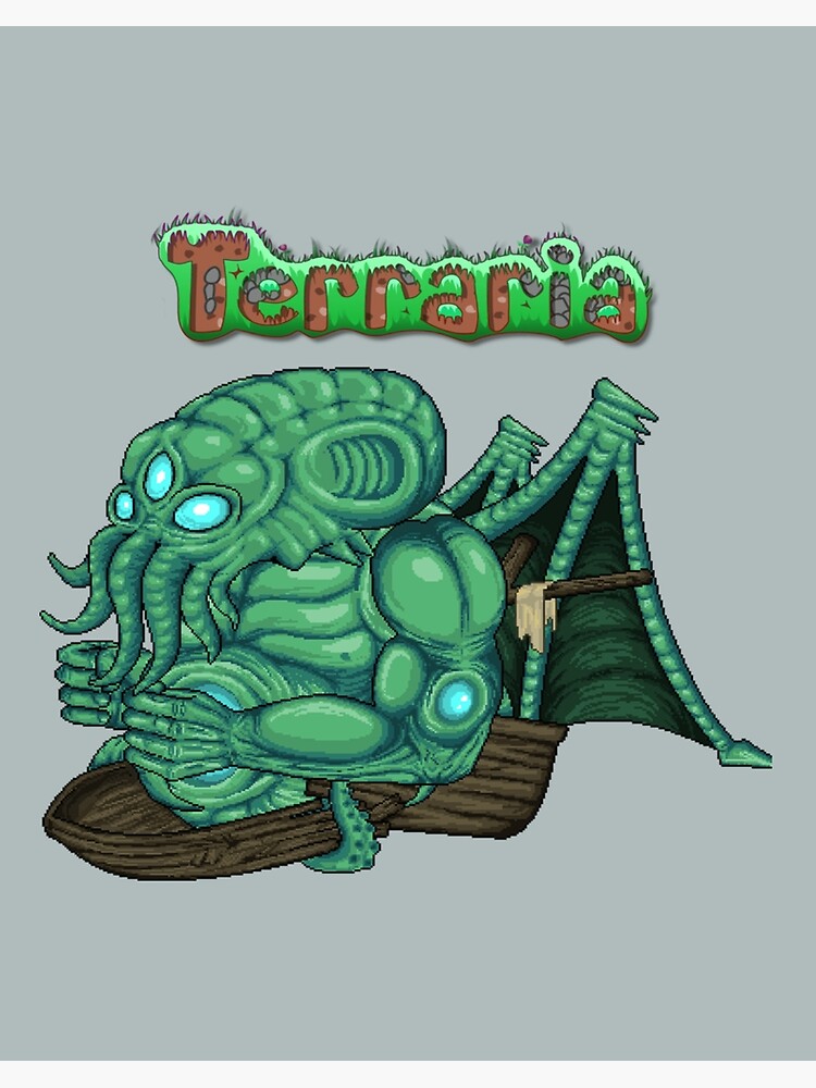 Terraria Game - Eye Boss Art Board Print for Sale by Gnextdoor22