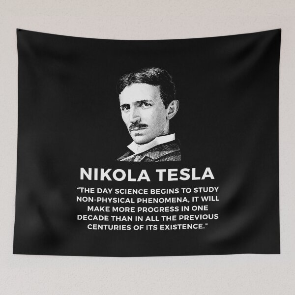 Item preview, quote by nikola tesla designed and sold by ALIENATIVED.