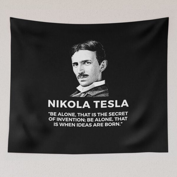 Item preview, quote by nikola tesla designed and sold by ALIENATIVED.