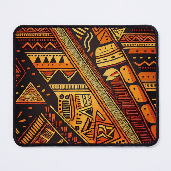 Item preview, Rough African Pattern Digital Painting designed and sold by CodeAndColors.