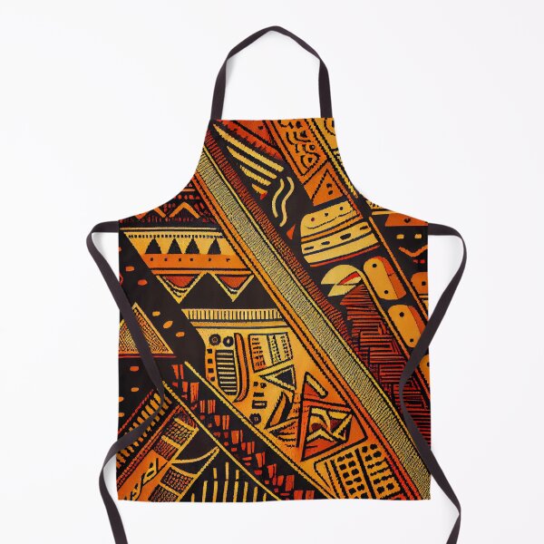 Item preview, Rough African Pattern Digital Painting designed and sold by CodeAndColors.