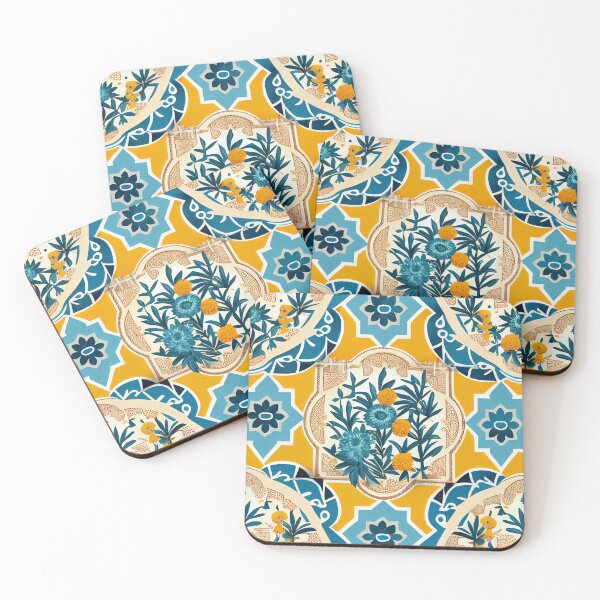 Item preview, Soft Vivid Calming New Mediterranean Pattern Digital Painting designed and sold by CodeAndColors.