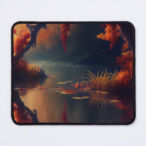Item preview, Autumns Serenity Digital Painting designed and sold by CodeAndColors.