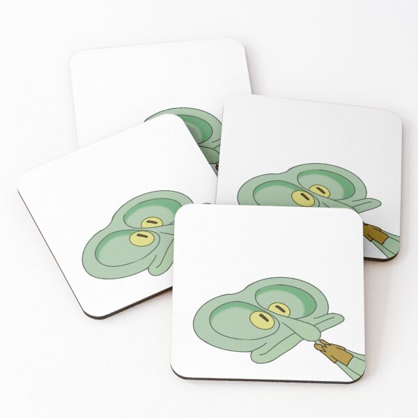 Item preview, Flat Squidward meme designed and sold by fornicating666.