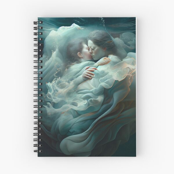 Item preview, Serene Grogginess A Hydrogen Embrace Digital Painting designed and sold by CodeAndColors.