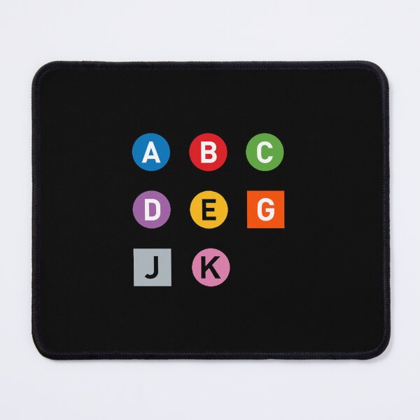 Item preview, Los Angeles Metro Line Symbols designed and sold by Mix Raco.