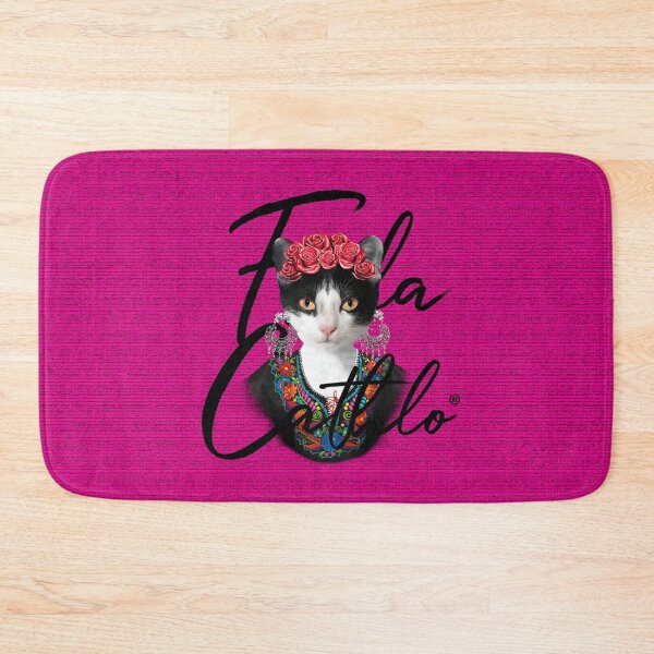 Item preview, Mexican Pink TXB back Cat Frida Cathlo version of - Frida Kahlo designed and sold by Jaime Ortiz.