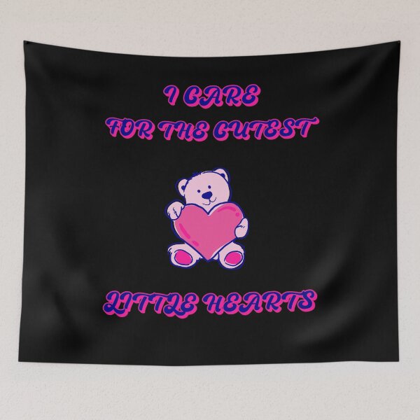 Item preview, I care for the cutest little hearts. designed and sold by ConradoBullhead.