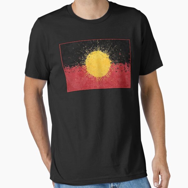 Item preview, Distressed Aboriginal Flag Essential summer vintage designed and sold by SunFlyDesign.