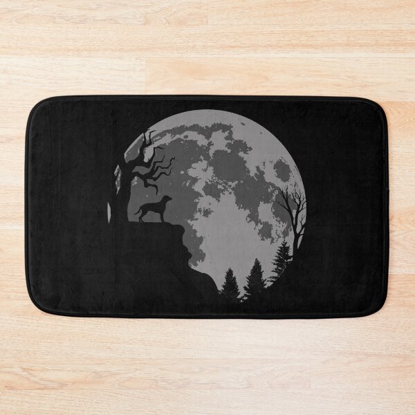 Item preview, Curly Coated Retriever Moon Howling Silhouette designed and sold by richter74.