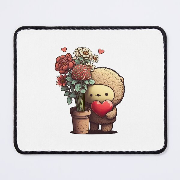 Item preview, Sweet Little Bear and Heart Garden Sticker designed and sold by FhelDesigns.