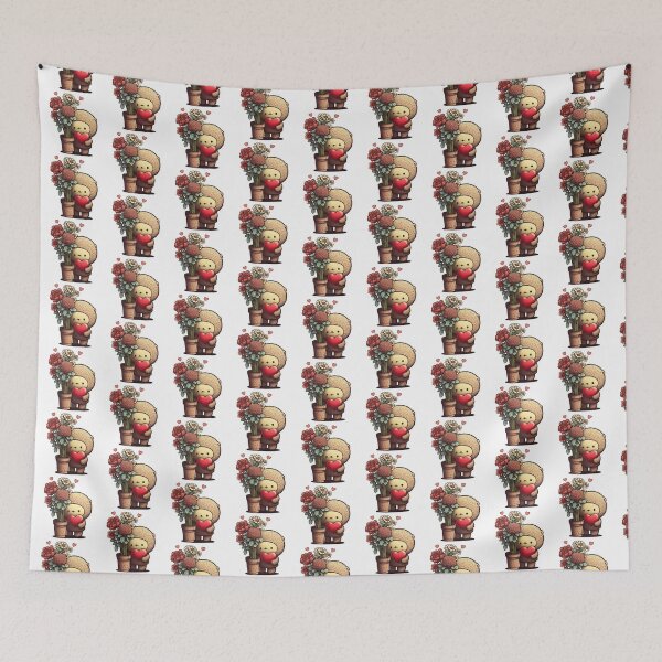 Item preview, Sweet Little Bear and Heart Garden Sticker designed and sold by FhelDesigns.