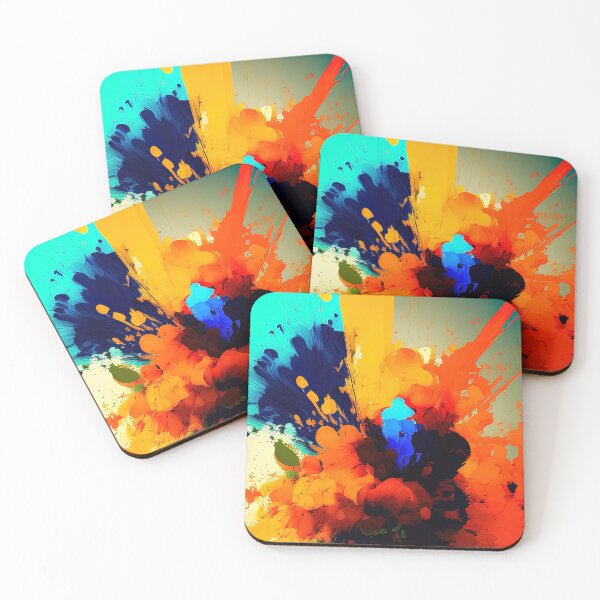 Item preview, Colorful abstract flower design designed and sold by RK - Shop.