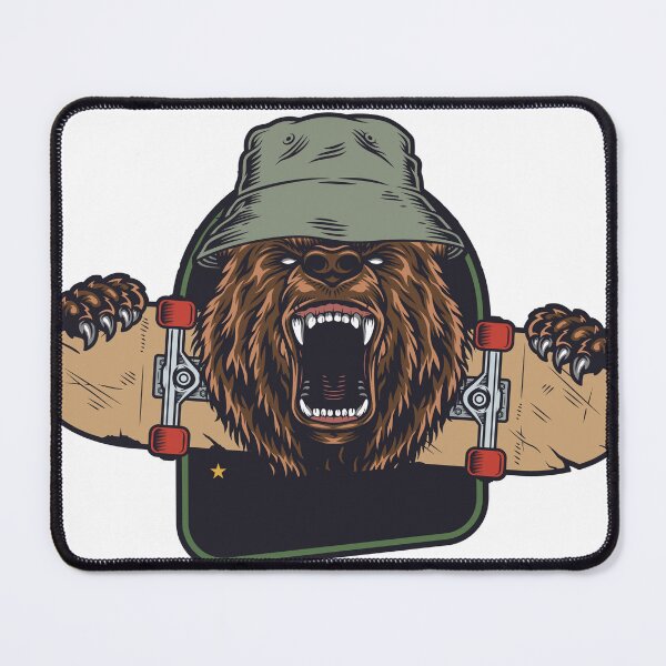 Item preview, Skateboarder Bear designed and sold by SpaceArt23.