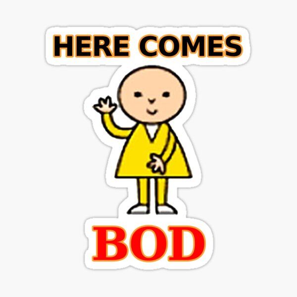 Item preview, Bod Cartoon from Seventies Kids TV designed and sold by Mark Stones.
