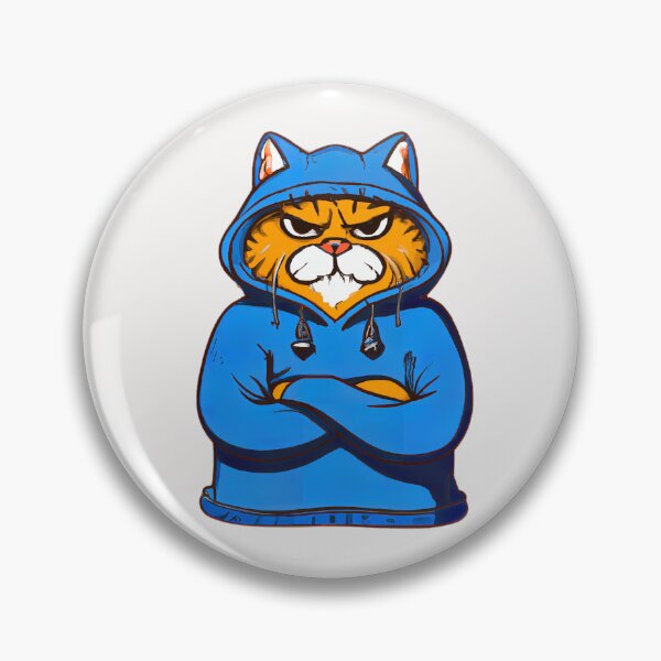 Item preview, Bad Mood Cat Angry Hip Hop Cat designed and sold by J-Clark.