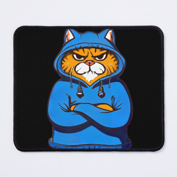 Item preview, Bad Mood Cat Angry Hip Hop Cat designed and sold by J-Clark.