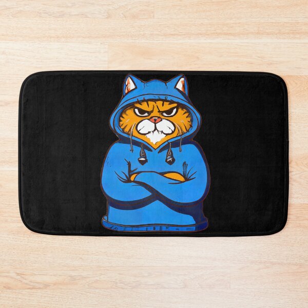 Item preview, Bad Mood Cat Angry Hip Hop Cat designed and sold by J-Clark.