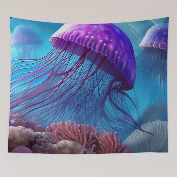 Item preview, Jellyfish and the Reef  designed and sold by MIGSZ.