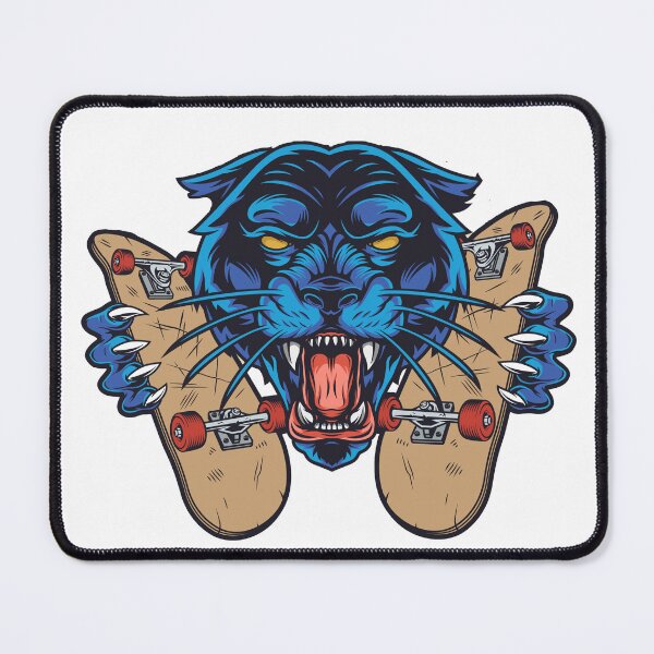 Item preview, Skateboarder Panther designed and sold by SpaceArt23.