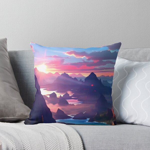 Item preview, Minimalistic Valley River Framed Art designed and sold by supeart.