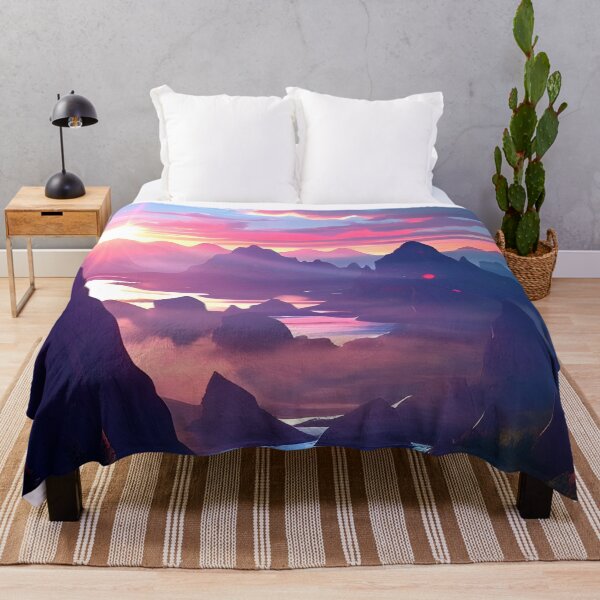 Item preview, Minimalistic Valley River Framed Art designed and sold by supeart.