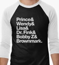 The Purple 80s Revolution Men's Baseball ¾ T-Shirt