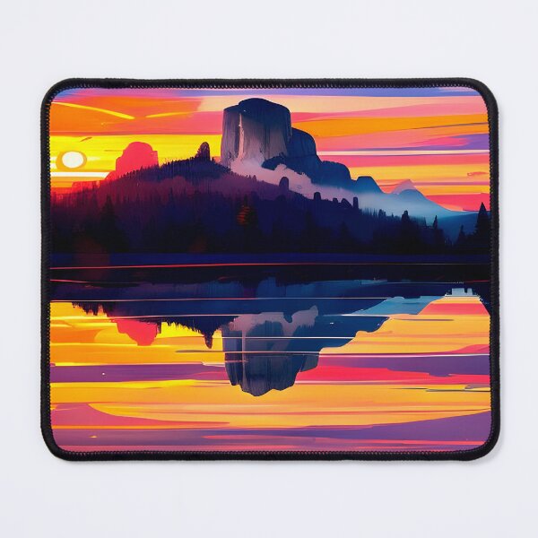 Item preview, Evening Water View Landscape - Captivating Canvas Print designed and sold by supeart.