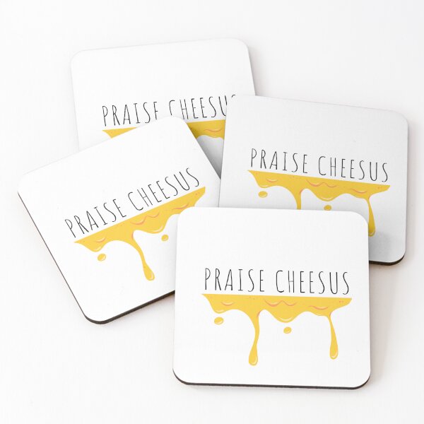 Item preview, Praise Cheesus with melting cheese designed and sold by FrescoNat.