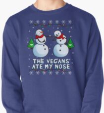 Vegans Ate my Nose Snowmen Pullover