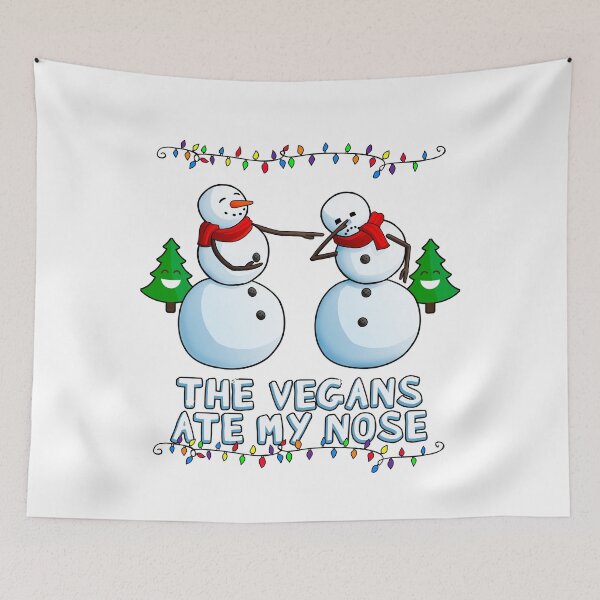 Item preview, Vegans Ate my Nose Snowmen designed and sold by polygrafix.