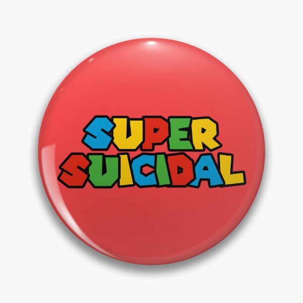 Item preview, Super Suicidal Logo Parody designed and sold by everything4eva.