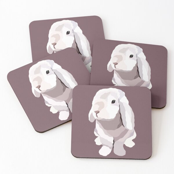 Item preview, Fluffy Bunny Portrait Digital Illustration designed and sold by sherylwylie.