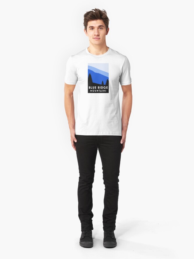 blue ridge mountains tshirt